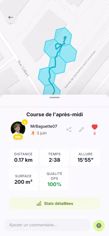 Qualité du signal GPS sur Konquo